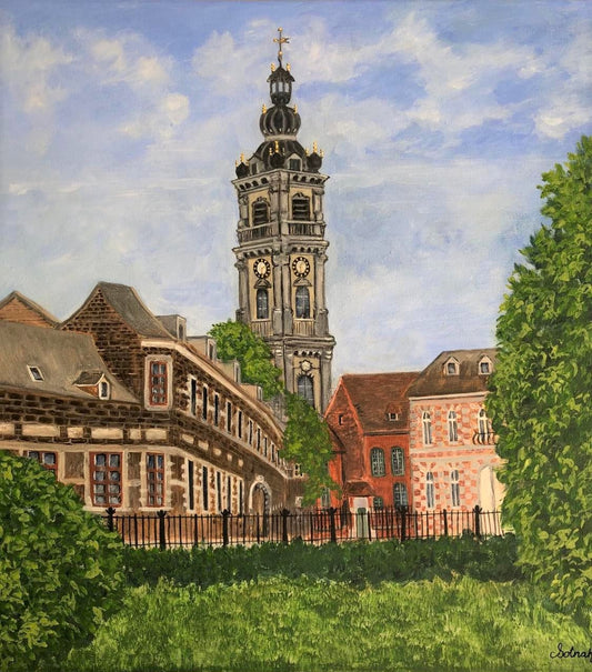 Beffroi, original 50x50 cm