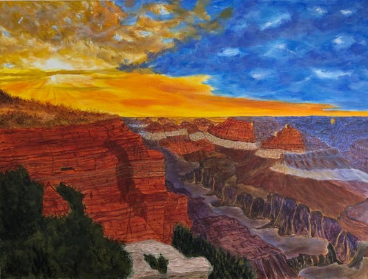 Grand canyon II, original 80x60 cm