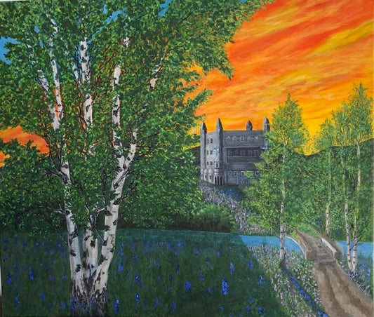 Kom til mitt slott, original 70x60 cm