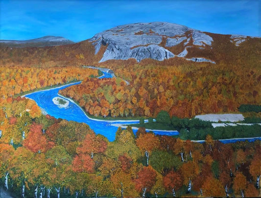 Fra Børselv, original 100x80 cm